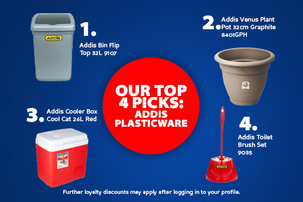 Our Top 4 Picks: Addis Plasticware