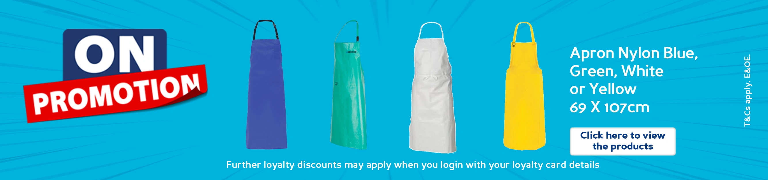 Aprons on Promotion