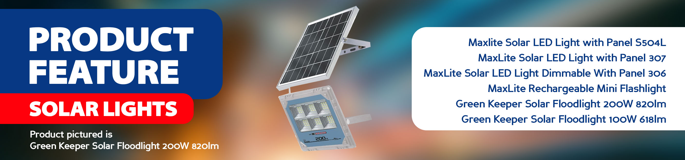 Product Feature: Solar Lights