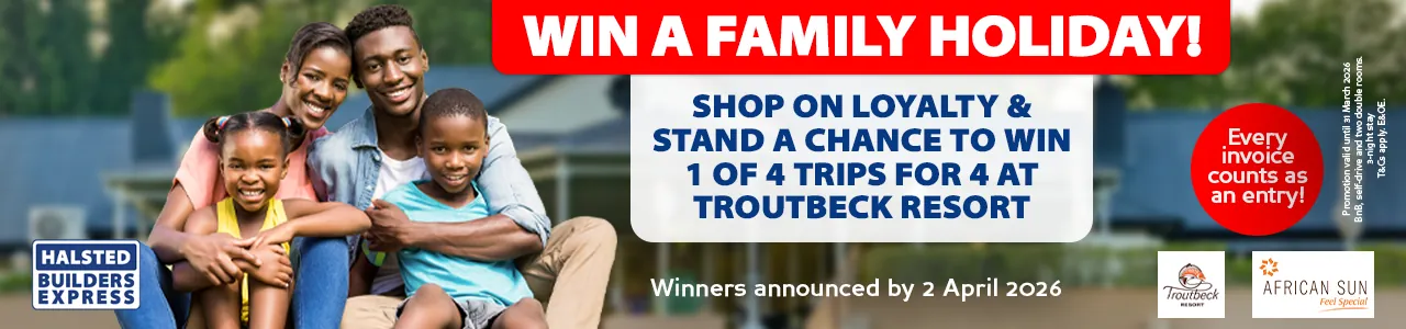 SHOP ON LOYALTY & STAND A CHANCE TO WIN 1 OF 4 TRIPS FOR 4 AT TROUTBECK RESORT