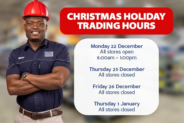 CHRISTMAS HOLIDAY TRADING HOURS