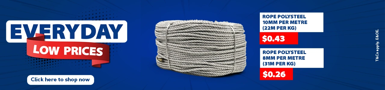 Everyday Low Prices Rope Polysteel per meter