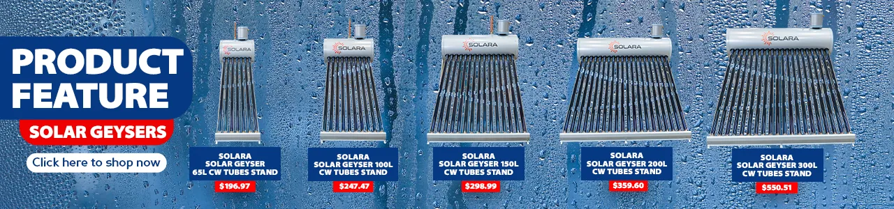 Product feature solar geyser