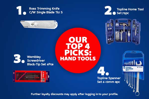 Our Top 4 Picks: Hand Tools