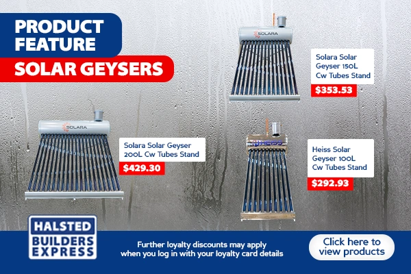 Product Feature: Solar Geyser:Solara Solar Geyser 150L Cw Stand, Solar Geyser:Solara Solar Geyser 200L Cw Stand