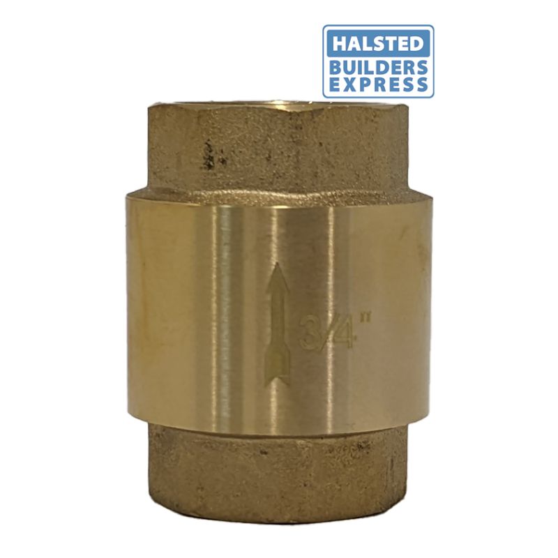 USD 5.57 - Alpx Non Return Valve 20mm Brass Spring YL40520