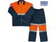 Javlin Worksuit 4641 Hi-Vis Orange/Navy Size 40 Poly Cotton
