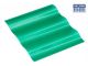 PolyCarbonate Roof Sheet Corrugated Green 1.8m
