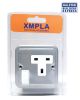SWITCH Single Socket Outlet 13A Metal Surface