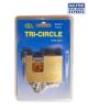 Tri Circle Padlock Brass 70mm Rectangle BX970/70MM