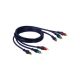 Ellies 3PCA-3RCA Cable 1.5M BP3R/3RG