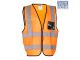 Dromex Reflective Vest ID Pouch Orange X Large