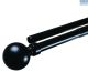 Decor Depot Steel Rod 25mm Black Finial Ball