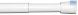 Decor Depot Tension Rod White 19-22mm 0.7-1.2m