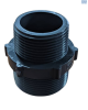 PVC PN16 Reducing Nipple Threaded Male 1 1/4 x 1 1/2