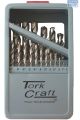 Tork Craft Drill Bit Set 25Pc HSS Ground Bright Finish