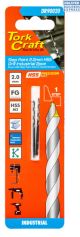 Tork Craft Step Point 2.0mm HSS Drill Industrial 2Pc