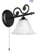 Eglo Murcia Wall Light Alabaster Black E27 91006