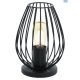 Eglo Newtown Table Light Black E27 49481