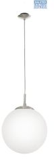 Eglo Rondo Pendant Satin Nickel/White 300mm