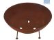 SD Firepit 58cm Rust