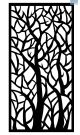 SD Matrix Decor Screen Woodland 1806x902x9mm