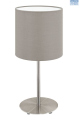 Eglo Pasteri Table Light S.Nickel Taupe 31595