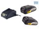 Ryobi ONE+ Kit Batt And Charger 18V XB2000 X2 XPP2700
