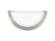 Eglo Planet1 Wall Light Satin Nickel/White 290mm 83163
