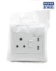 SWITCH Single Socket Outlet 16A 2USB Ports 2.1A 4x4