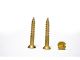 Tassburg S/Brass Wood Screw Csk 4.0 x 45mm Pack 25