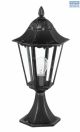 Eglo Navedo Exterior Pedestal Lantern Black/Silver 93462