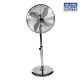 Eurolux Standing Fan 4 Blade Satin Chrome F22SC