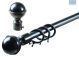 Decor Exp Steel Rod Black 1.2-2.1M Double 16-19mm cw F/B