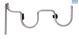 Decor Depot Brushed Silver 32mm Bracket Double