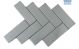 Tile Mosaic L/Grey H/Bone Porcelain Matt/Gloss 287X213 CR131