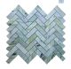 Tile Mosaic Pewter Green H/Bone Polished 266X325 ST63