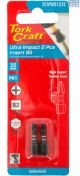 Tork Craft Impact Bit Insert Phil.1 X 25mm Ph1 2Pc