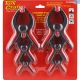 Tork Craft Spring Clamp Nylon Set 6pc 75mm/100mm/150mm