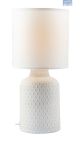 Eurolux Castile Table Lamp White E27 T649W