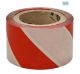 Tape Barrier 75mm X 100M Chevron Red and White