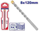 EMTOP Masonry Drill Bit TC Tip 8mm ECDB020812