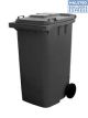 Dustbin Wheelie Charcoal/Black 240L