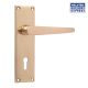 DCLSA Ormond L/Handle on Backplate Key Brass V0051/k71