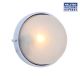 Eurolux Bulkhead Round Oval White B42W