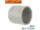 Tork Craft Hollow Core Bit TCT 65 x 72mm M22