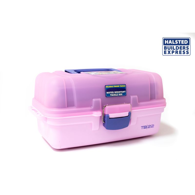 USD 18.75 - Sensation Relix Tackle Box TB22 2-Tray Pink Base 440014