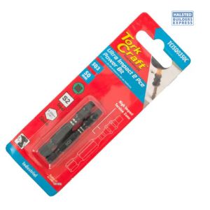 Tork Craft Impact Bit Power Square Recess No.3X50mm 2Pc