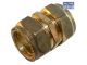 Copper Compression Coupling C-C 22mm D1XS22