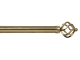Decor Depot Brushed Bronze 32mm Finial Twist